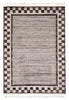 Vera Quattro Ivory/Grey Area Rug - 5'2" x 7'5"