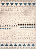 Raja Ivory-Blue Area Rug - 7'10" x 10'2"