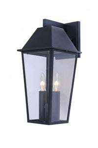 Winchester Black 2-Light Outdoor Wall Sconce
