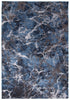 Blue Marble Area Rug - 5'3" x 7'3"