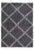 Helma Stark Dark Grey Shag 8'0" X 10'0" Area Rug