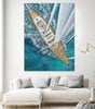 "Sailing Around The World" Giant Art 72x54 Wall Art