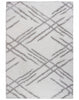 Ker White Lines 3x5 Area Rug