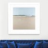"Simply Stated" Matted and Framed White 36x36 Wall Art