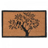Coir Door Mat Tree with Birds Floormat|Paillasson en fibre de coco orné d’arbres et d’oiseaux