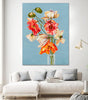 "Paper Poppies" Giant Art 72x54 Wall Art