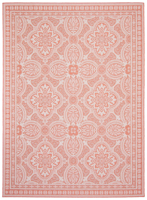 Neisha Traditional Coral Rug 6'7\" X 9'6\" Area Rug