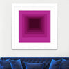 "After Josef G" Matted and Framed White 30x30 Wall Art