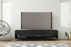 Nordika Stereo 72" TV Stand - Black 