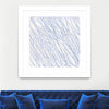 "Hula Ii" Matted and Framed White 30x30 Wall Art
