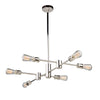 Tribeca 6-Light Black Chandelier 