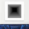 "After Josef A" Matted and Framed White 30x30 Wall Art