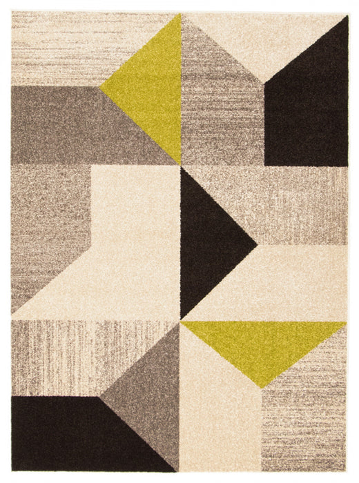 Hadley Grey / Green 3'11\" x 5'7\" Area Rug