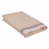 Luxury Stitch Bath Towel 30 x 60 Taupe - Set of 2 Towels|Serviette de bain brodée luxueuse 30 x 60 taupe - ensemble de 2 serviettes