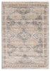 Leandra Taupe/blue Rug 3'11" X 5'11" Area Rug