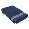 Luxury Stitch Bath Towel 30 x 60 Blue - Set of 2 Towels|Serviette de bain brodée luxueuse 30 x 60 bleue - ensemble de 2 serviettes
