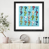 "Pop The Question" Matted and Framed Black 36x36 Wall Art