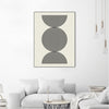 "Simplicity Ii" Canvas Framed Black 30x40 Wall Art