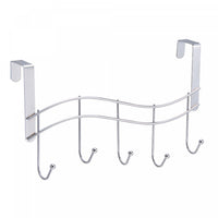Delgado - Over the Door 5 Hooks Wavey Bath Accessories