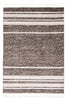 Vera Earth Taupe/Black Area Rug - 5'2" x 7'5"