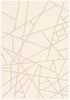Sadie Abstract Champagne-Taupe Area Rug - 7'10" x 10'2"