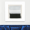 "Star Night Interlude" Matted and Framed White 30x30 Wall Art
