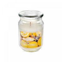 18 Oz Scented Glass Jar with Glass Lid Citrus Ginger - Set of 2 Candle