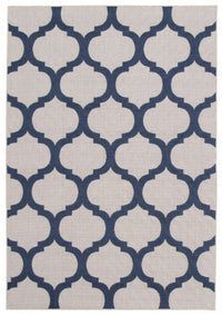 Sophie Grey-Navy Area Rug - 4'7