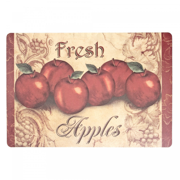Eva Placemat Fresh Apples 12 x 18 - Set of 12