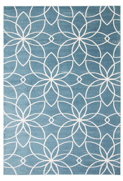 Terali Turquoise Machine Washable Area Rug - 5'0\" x 7'0\"
