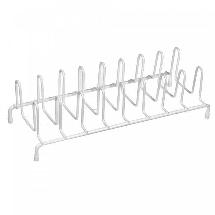 Layla - Plate Organizer Rack White Cookware