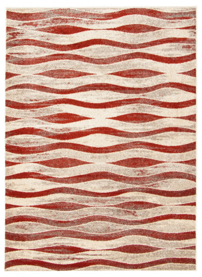 Arusha Ivory / Red 7'10" x 10'2" Area Rug