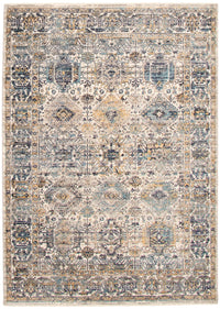 Bolivar Yalameh Blue -Ivory Area Rug - 5'0