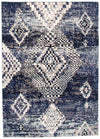 Makondo Mosaique Blue Area Rug - 5'3\" x 7'3\"