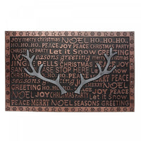 Rubber Antlers Floormat