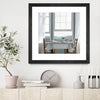 "Accidental Scholar" Matted and Framed Black 36x36 Wall Art