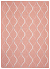 Neisha Abstract Coral Rug 6'7\" X 9'6\" Area Rug
