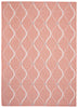 Neisha Abstract Coral Rug 6'7" X 9'6" Area Rug