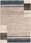 Aya Grey-Blue Area Rug - 3'11\" x 5'7\"
