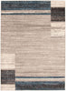 Aya Grey-Blue Area Rug - 3'11" x 5'7"