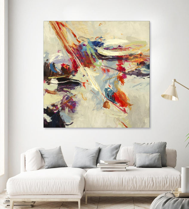 \"Positive Energy I\" Giant Art 72x72 Wall Art