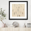 "Beach Goer Iv" Matted and Framed Black 36x36 Wall Art