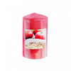 2.75" x 5" Scented Pillar Apple Crumble - Set of 2 Candle|Chandelle pilier parfumée de 2,75 po x 5 po à arôme de croustade aux pommes - ensemble de 2 chandelles