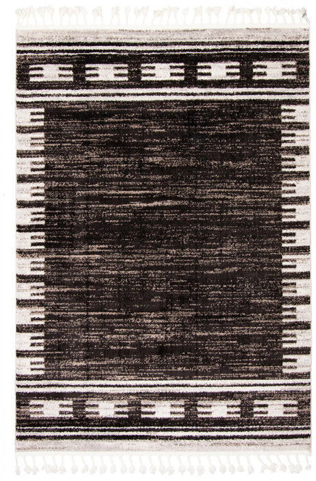 Vera Harmony Black Area Rug - 5'2\" x 7'5\"