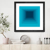 "After Josef D" Matted and Framed Black 36x36 Wall Art