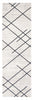 Damali Ivory/Blue Machine Washable Area Rug - 2'6" x 8'0"