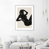 "Untitled" Canvas Framed Black 24x32 Wall Art