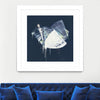 "Bells In Motion" Matted and Framed White 36x36 Wall Art