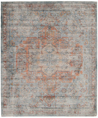 Baina Heriz Blue Area Rug - 5'3