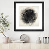 "Positives And Negatives I" Matted and Framed Black 30x30 Wall Art